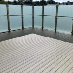 Aluminium terrace decking installation project in Nelson, Lancashire